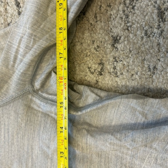 Icebreaker M merino base layer Gray V-Neck Long Sleeve Top - Picture 11 of 11